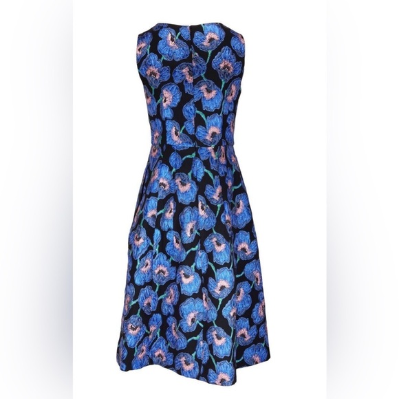 CAROLINA HERRERA 
Floral-Print Midi Dress - Blue - Picture 2 of 3